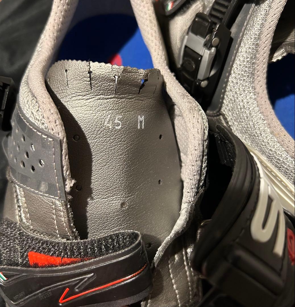 【SIDI】 ビンディングシューズ(size:45／シルバー)