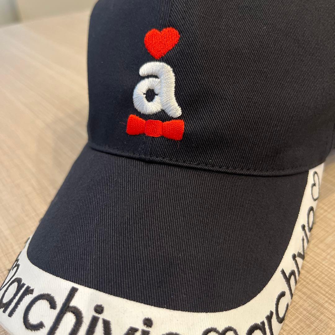 【超美品】アルチビオ archivio 黒 キャップ ♡ ゴルフ