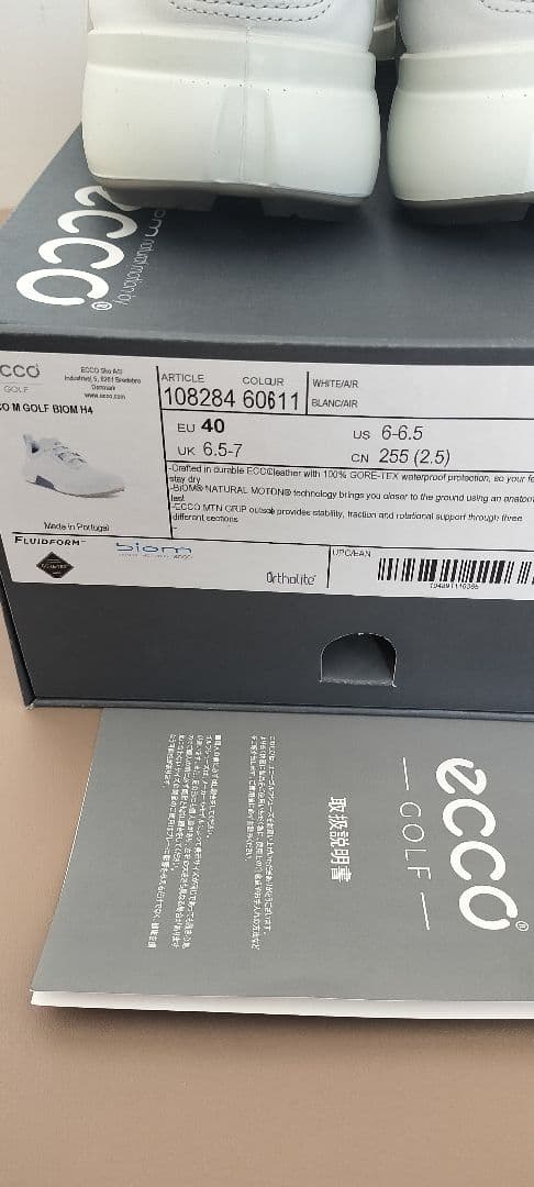新品◇ecco ゴルフシューズ バイオムH4　40　エコー