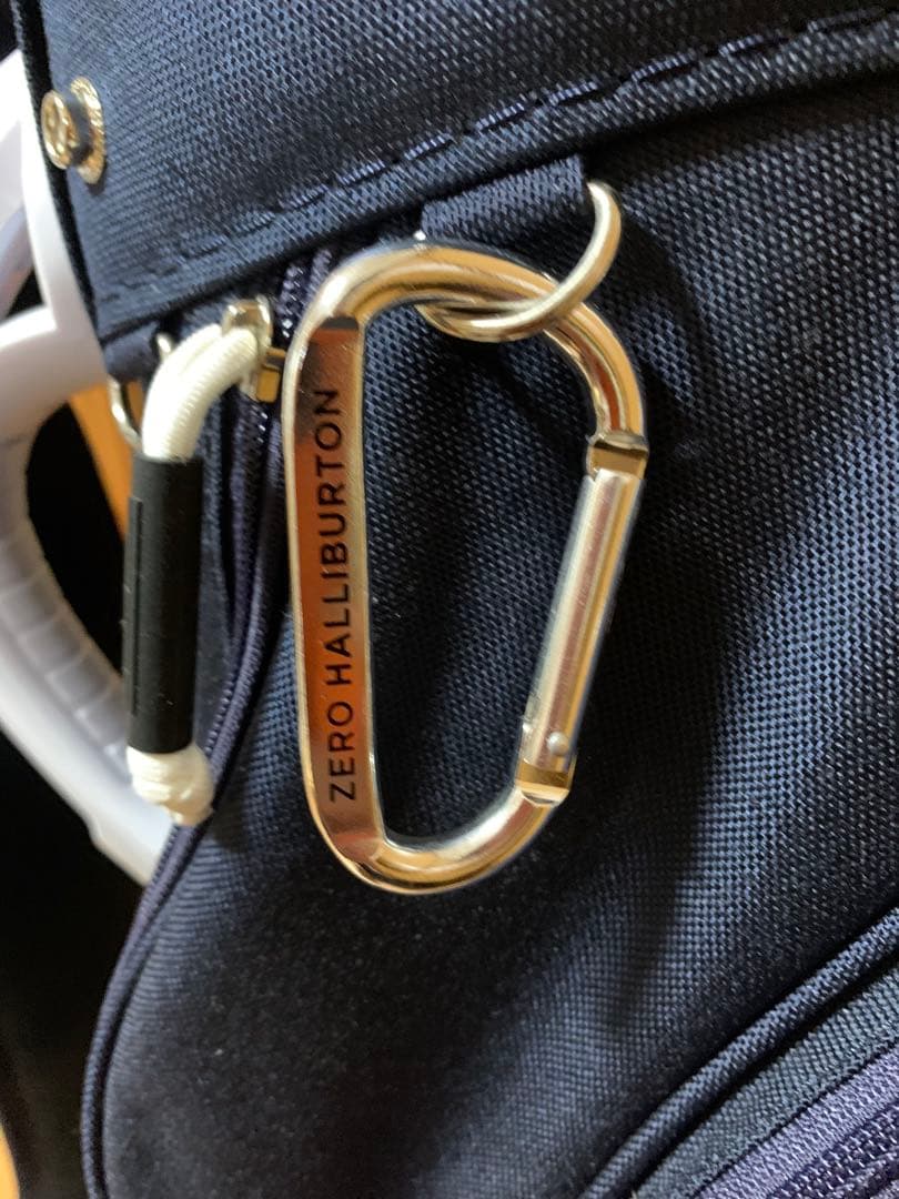 お買い得‼️正規品❗️美品❗️ゼロハリバートン キャディバッグ　ネイビー