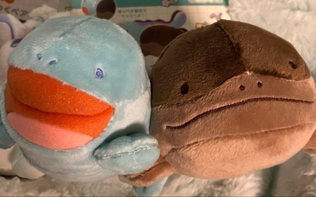 磁石でくっつくペアマスコット にたものどうし ロコン　ヌオー　2体セット