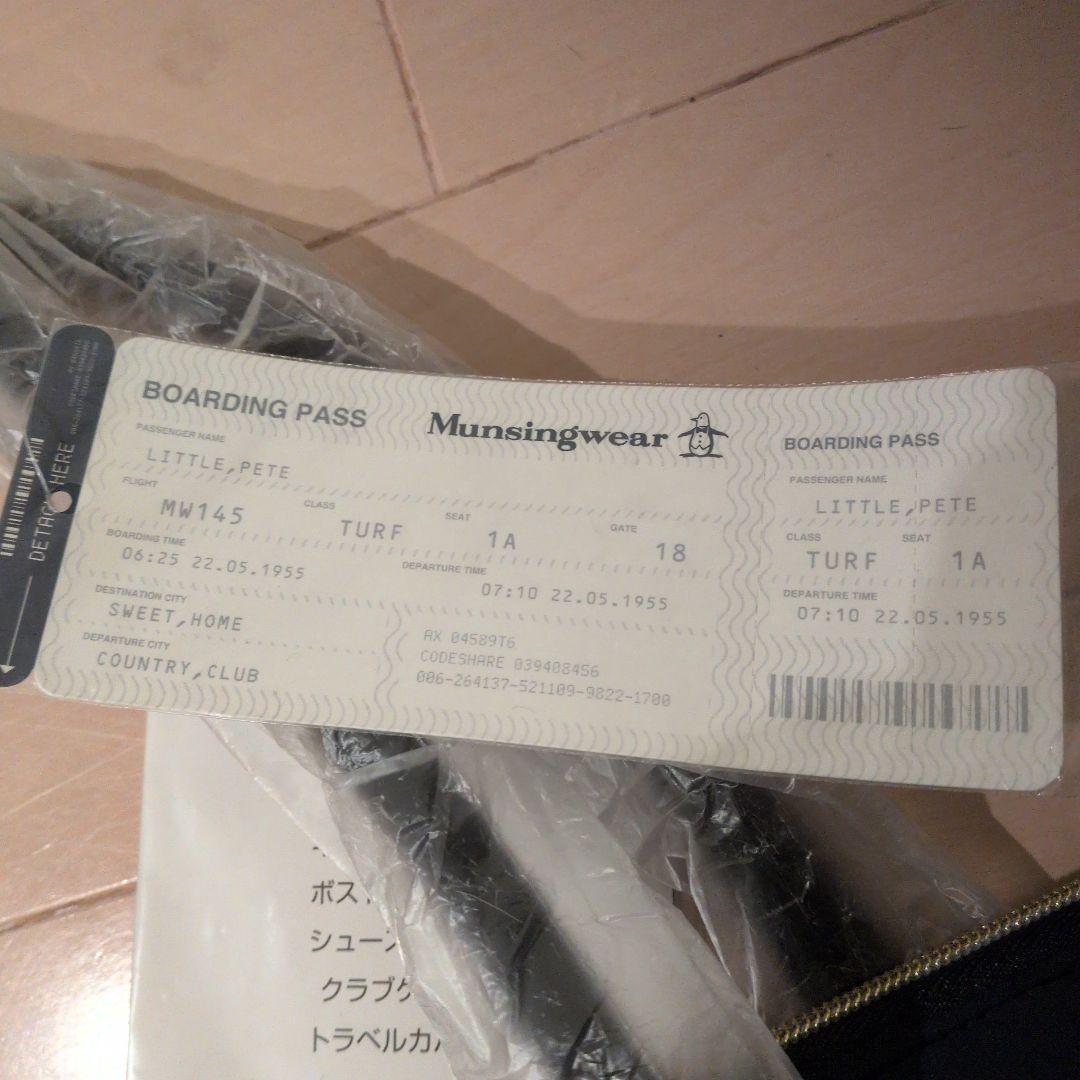 マンシングウェア トートバッグ ネイビー 新品 MQCLJA03