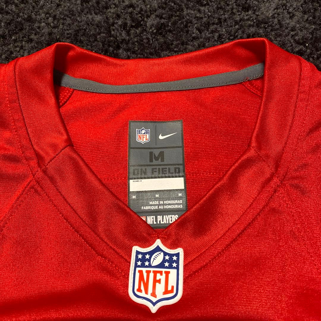 訳有ほぼ未使用 説明必読 NFL 49ERSキャパニック ジャージ ミニヘル付