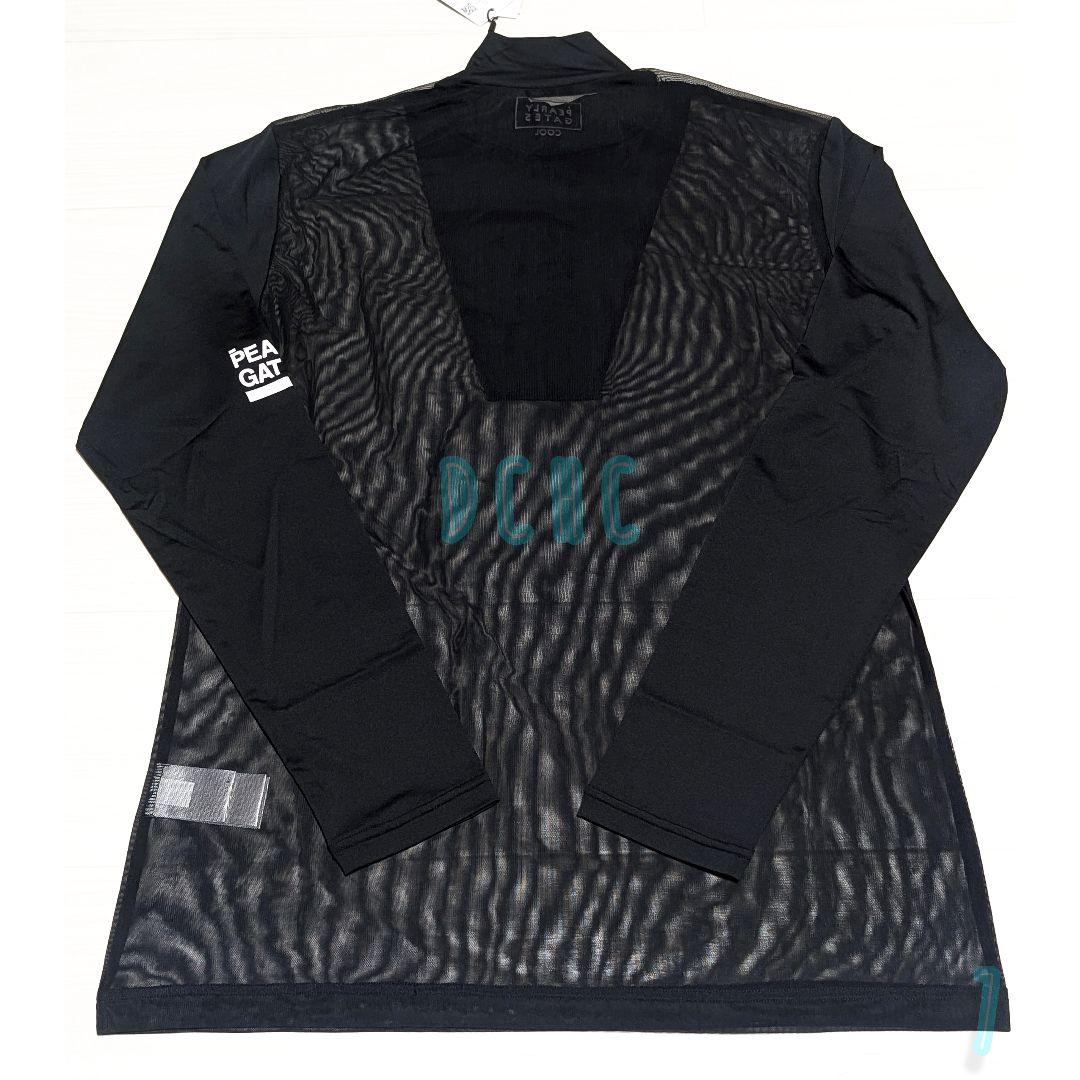 新品 【サイズ７(２ＸＬ)】【ブラック】パーリーゲイツ　長袖　ハイネックシャツ