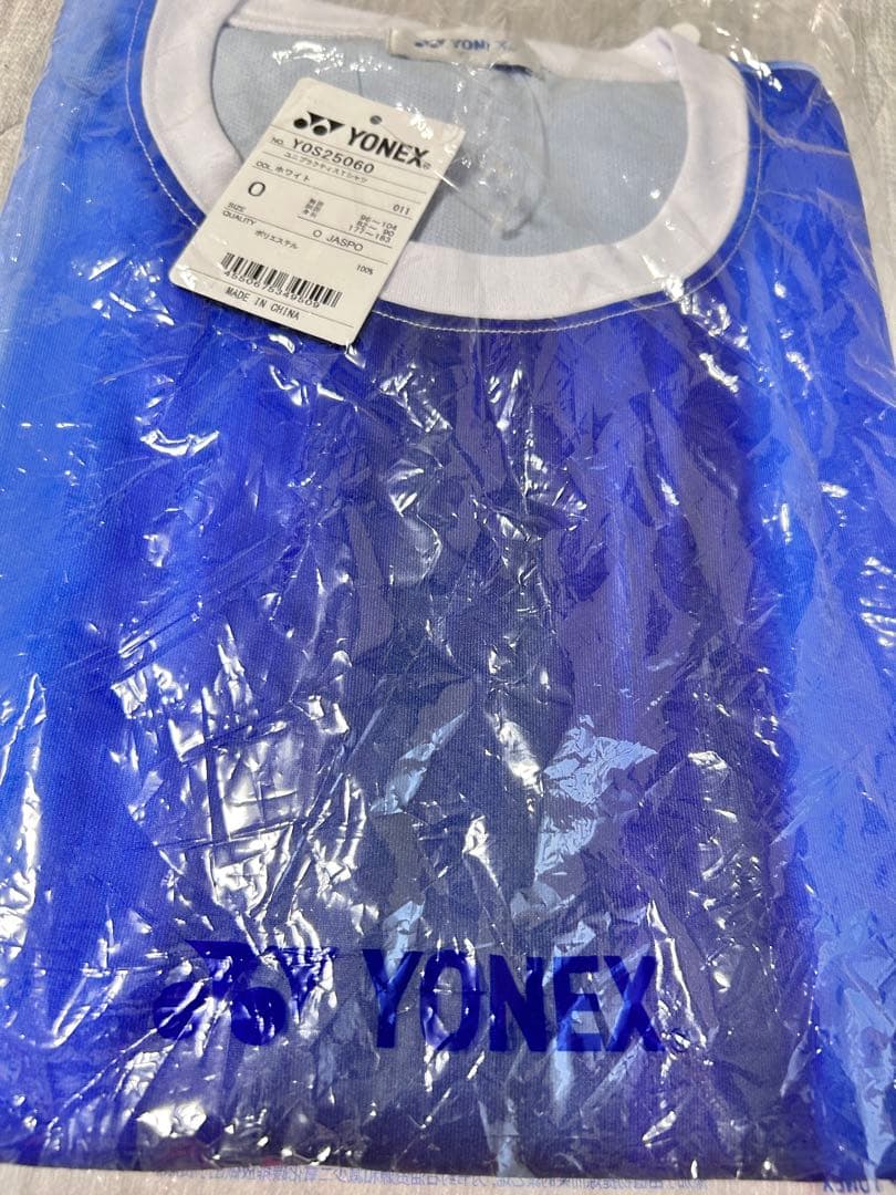 新品未使用 YONEXバドミントンインハイTシャツ Oサイズ YOS25060