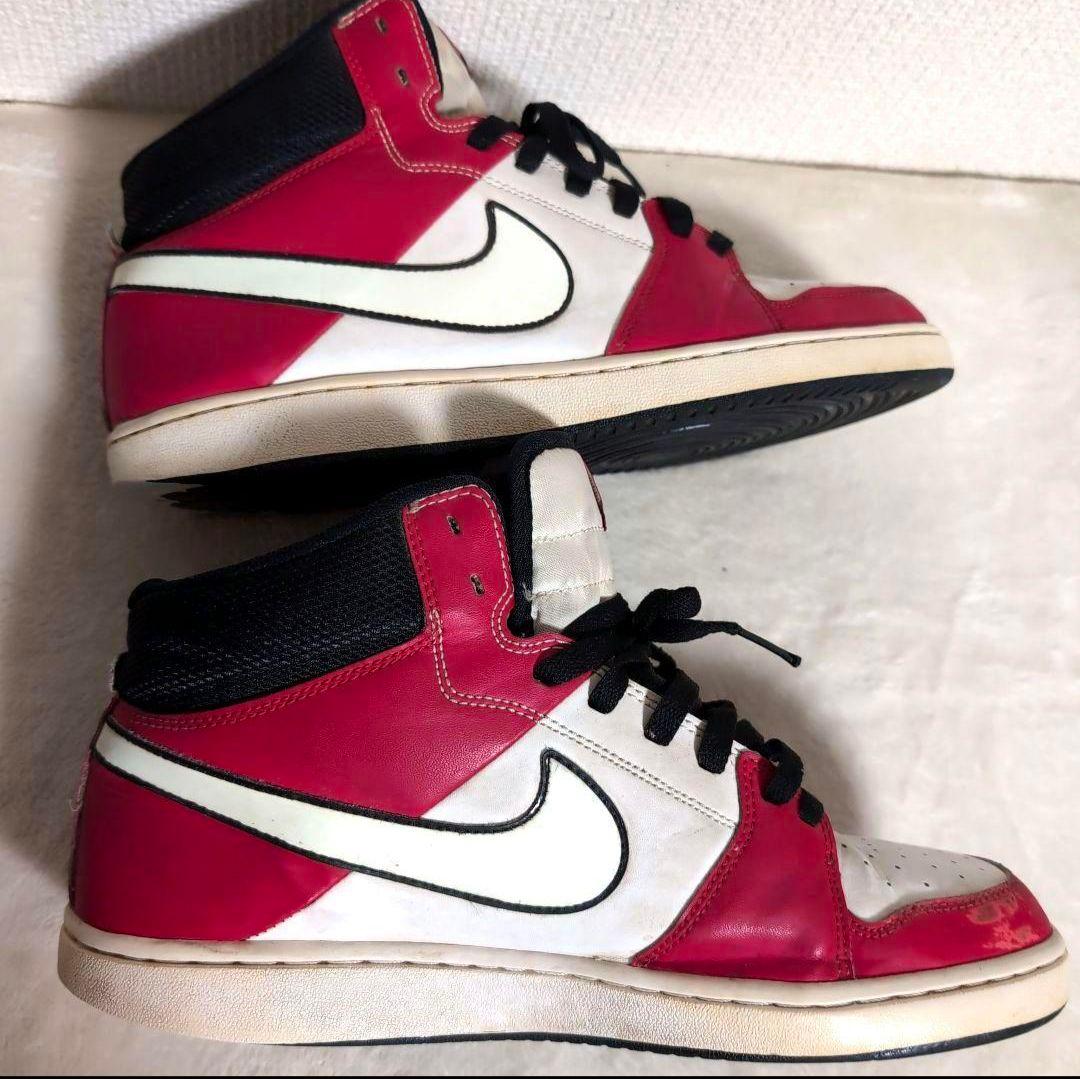 dm33 NIKE スニーカー バックボードツー 27.5cm 赤×白×黒