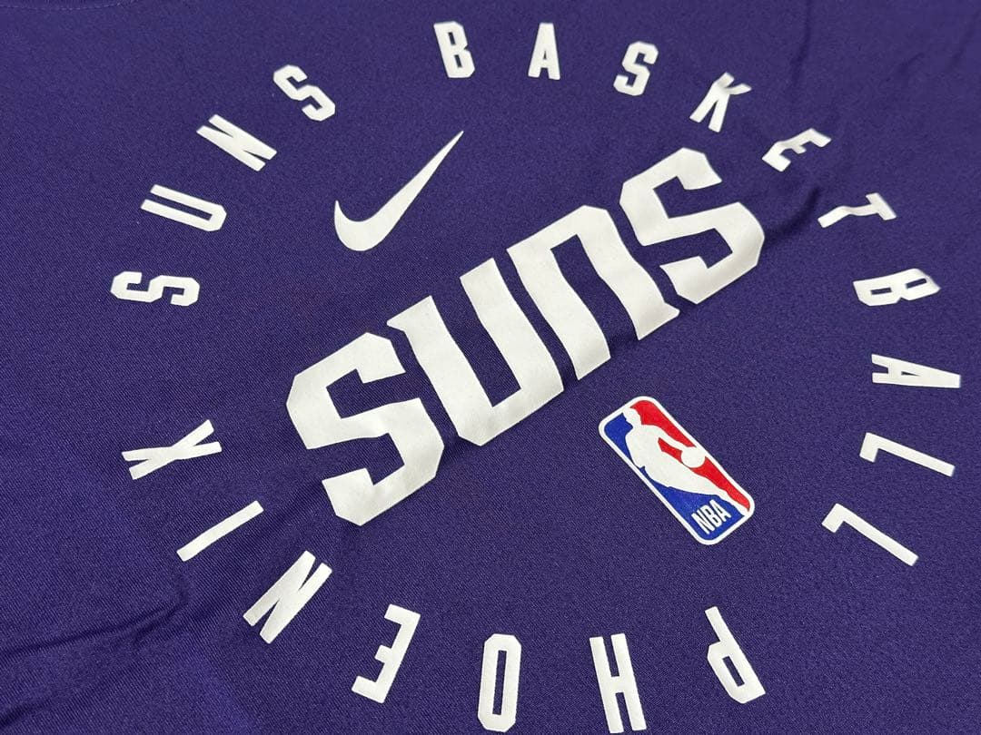 ナイキSunsサンズNBA25シーズン選手支給品プラクティスTシャツMサイズ