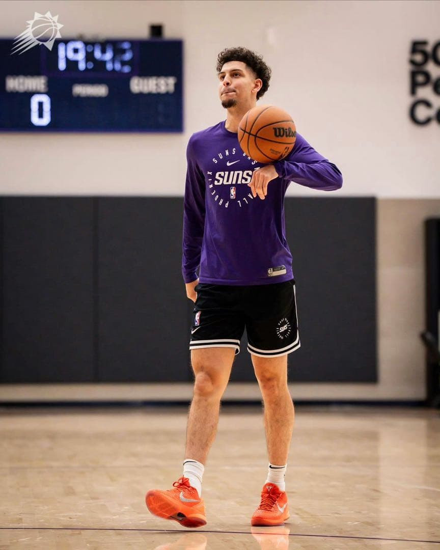 ナイキSunsサンズNBA25シーズン選手支給品プラクティスTシャツMサイズ