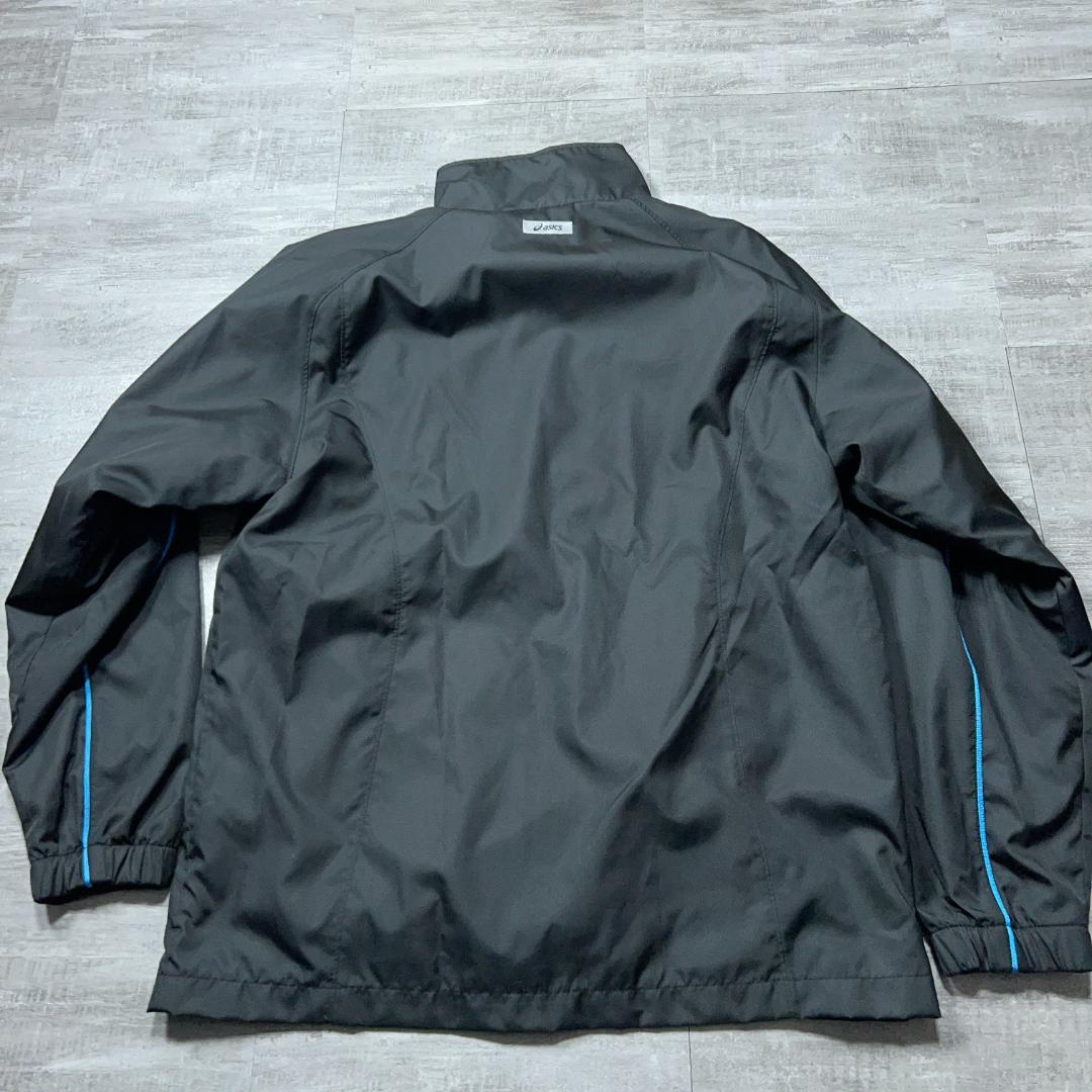 asics アシックス ウィンドブレーカー 上下 セットアップ L 黒 裏地