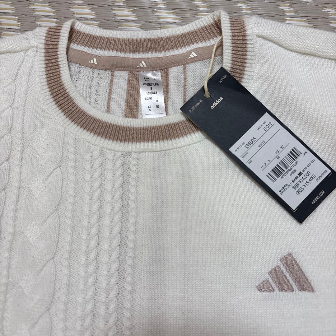 新品adidasゴルフニットセットアップ セーター＆スカート秋冬M
