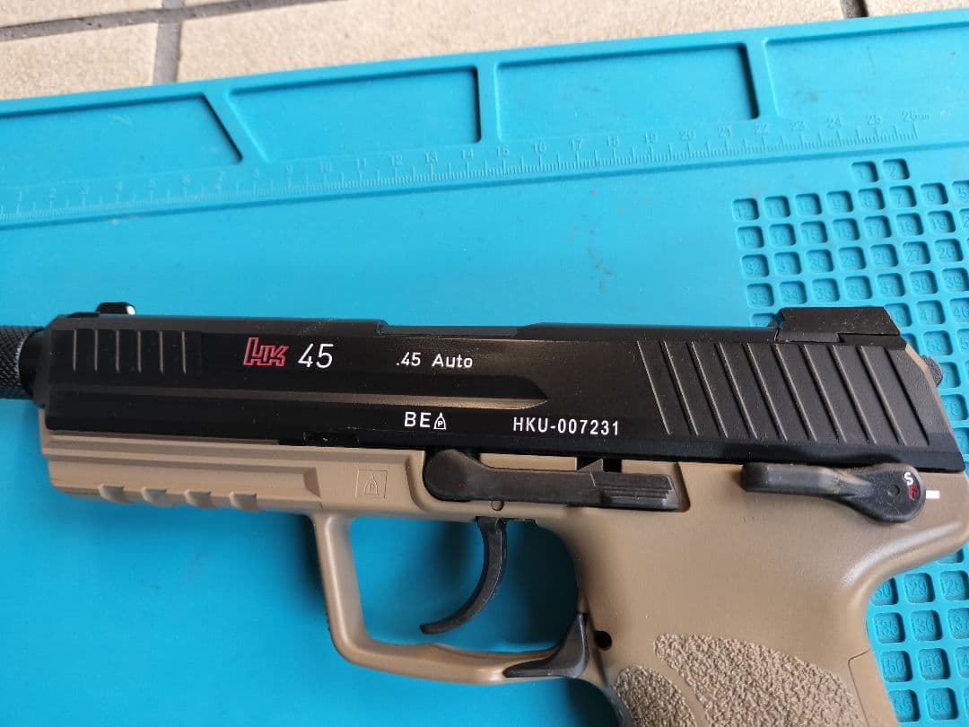 東京マルイ HK45 タクティカルTANカラー ガスガン サイレンサーなし