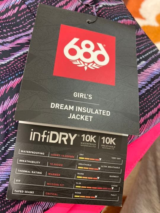 686 スノーボードウェア　ジュニア　キッズ　ジャケット　未使用