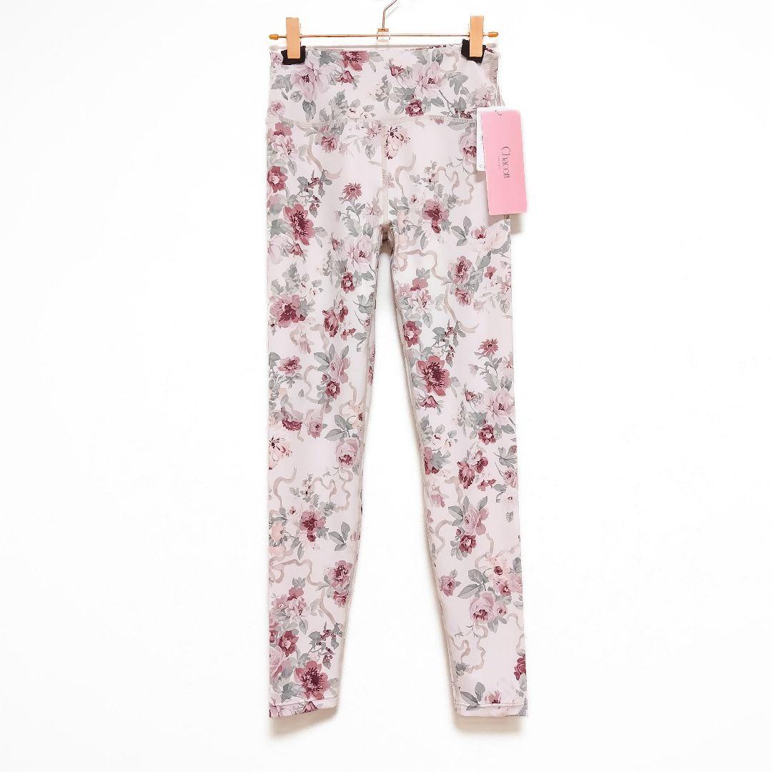 M チャコット ブーケブラトップ レギンス ヨガ バレエ ダンス Chacott