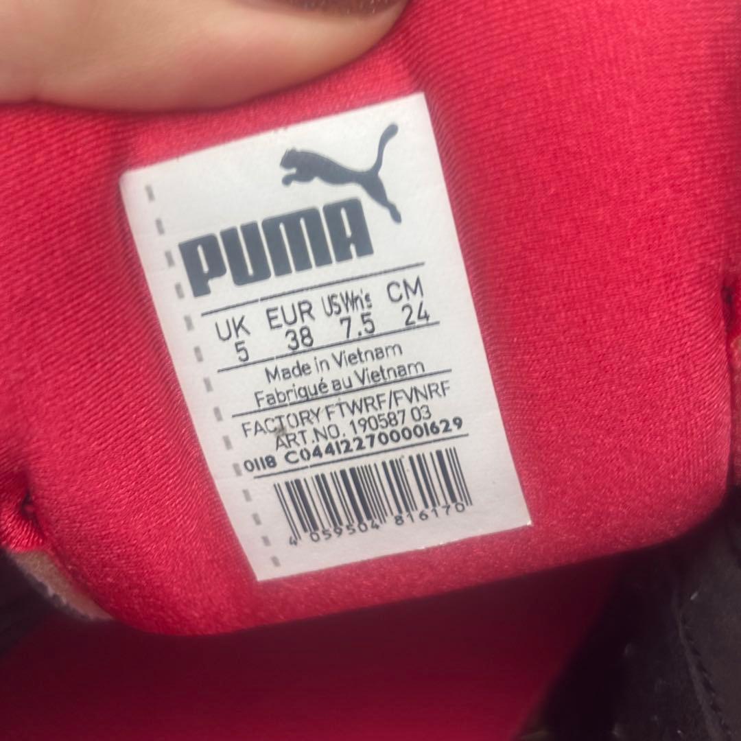Puma ゴルフシューズ ブラック/ピンク