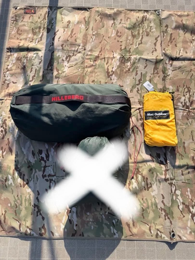 HILLEBERG ケロン4GT グリーンフットプリント付き