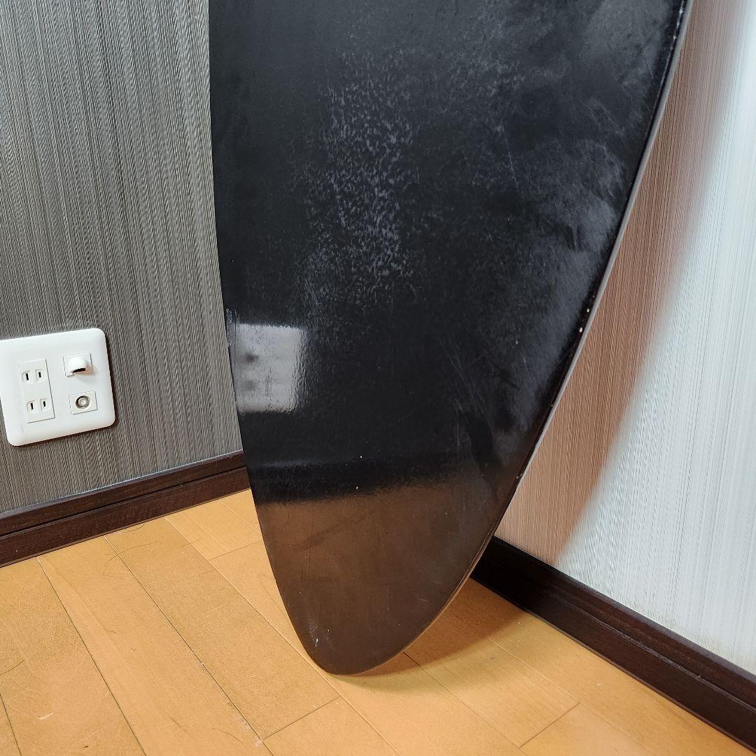 【オールブラック】スキムボード　木製 132cm × 52cm