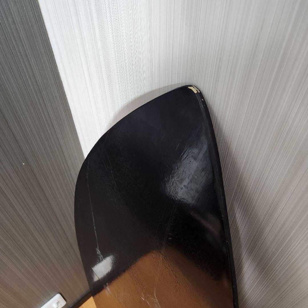 【オールブラック】スキムボード　木製 132cm × 52cm