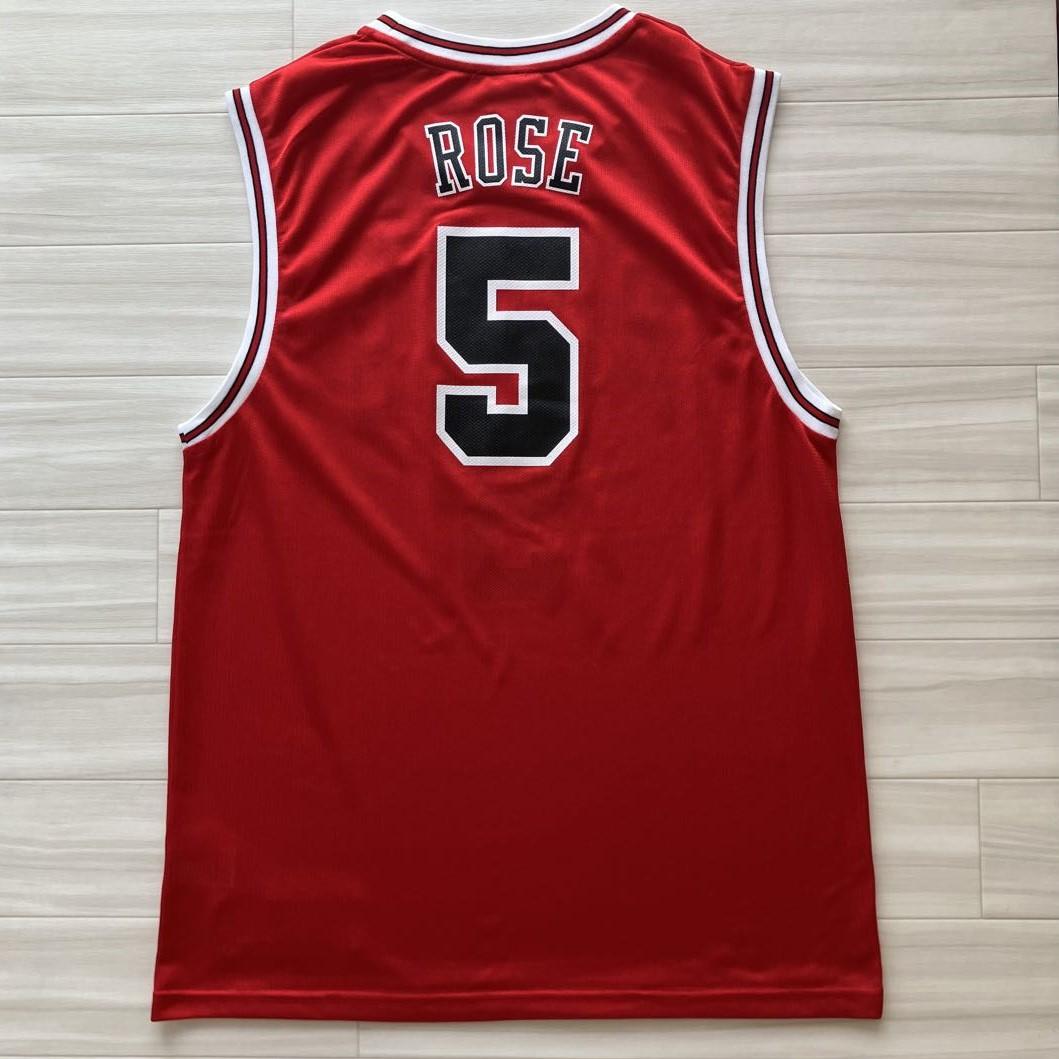 BULLS ジェイレン・ローズ ROSE ＃5 NBA ユニフォーム シャツ