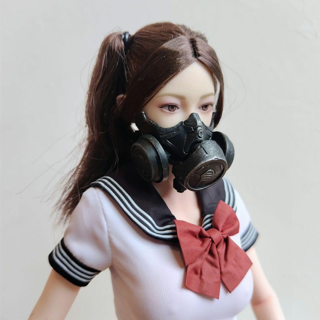 1/6 女性シームレスフィギュア 武装 女子高生 ミリタリー JK