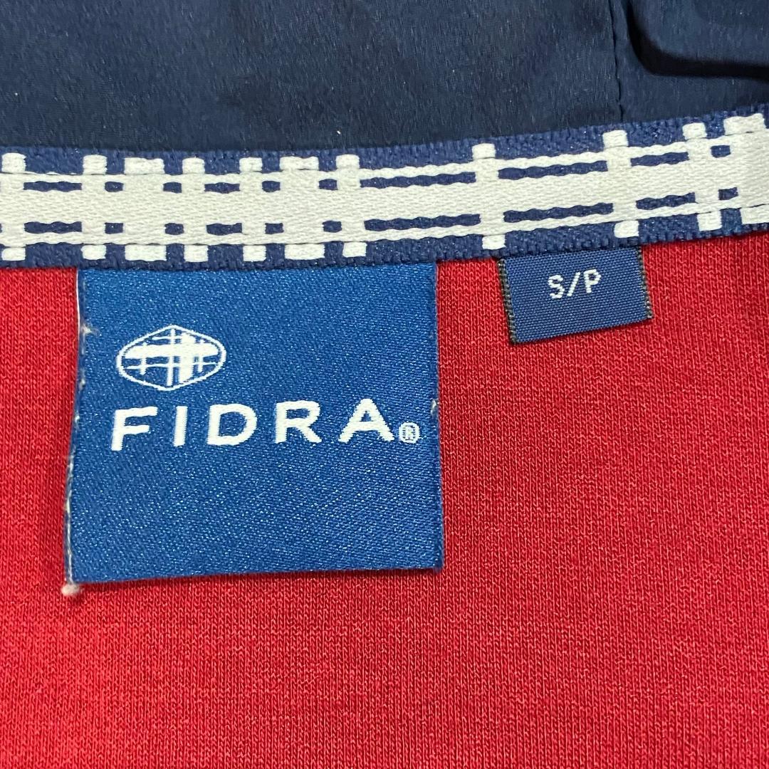 FIDRA フィドラ フード付き フルジップ ジャケット S レッド ゴルフ
