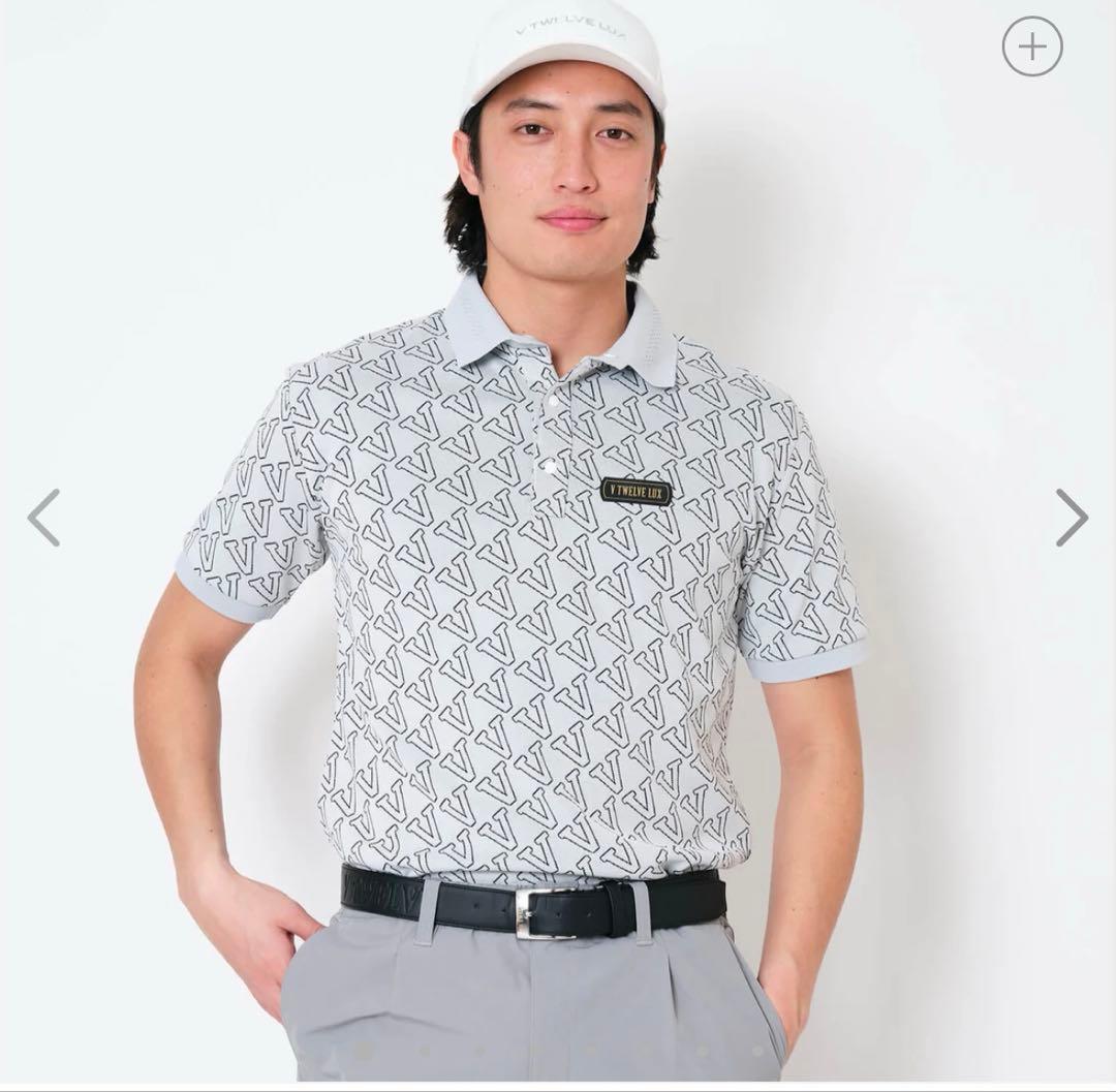 【美品】V12 LX MV POLO WHITE02 XXL