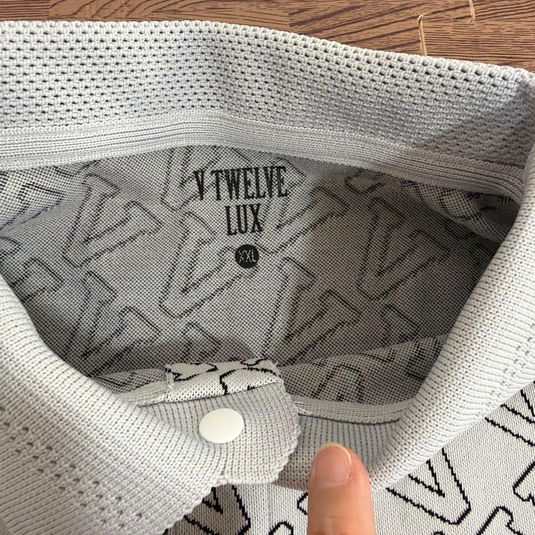 【美品】V12 LX MV POLO WHITE02 XXL