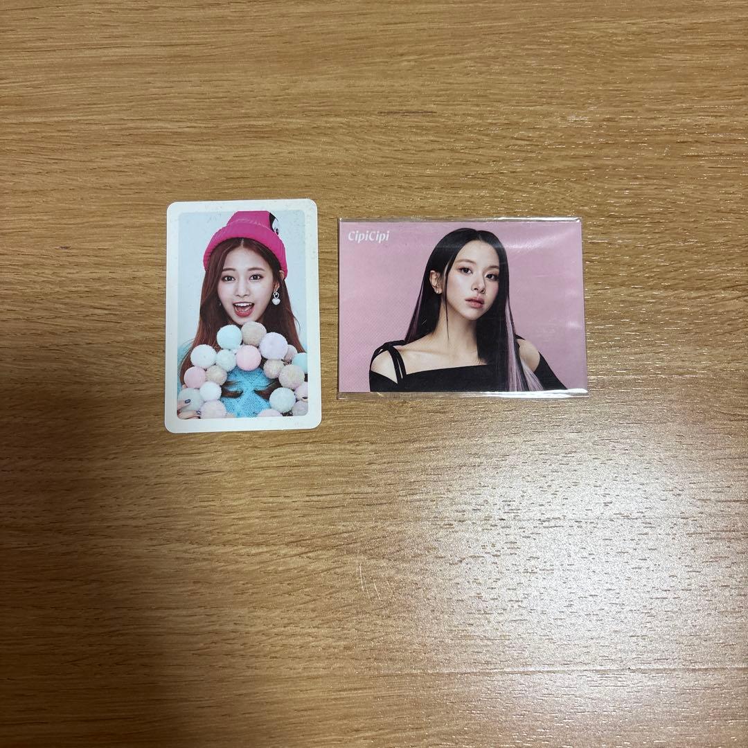 TWICE チェヨンとツウィ　トレーディングカード 7枚セット