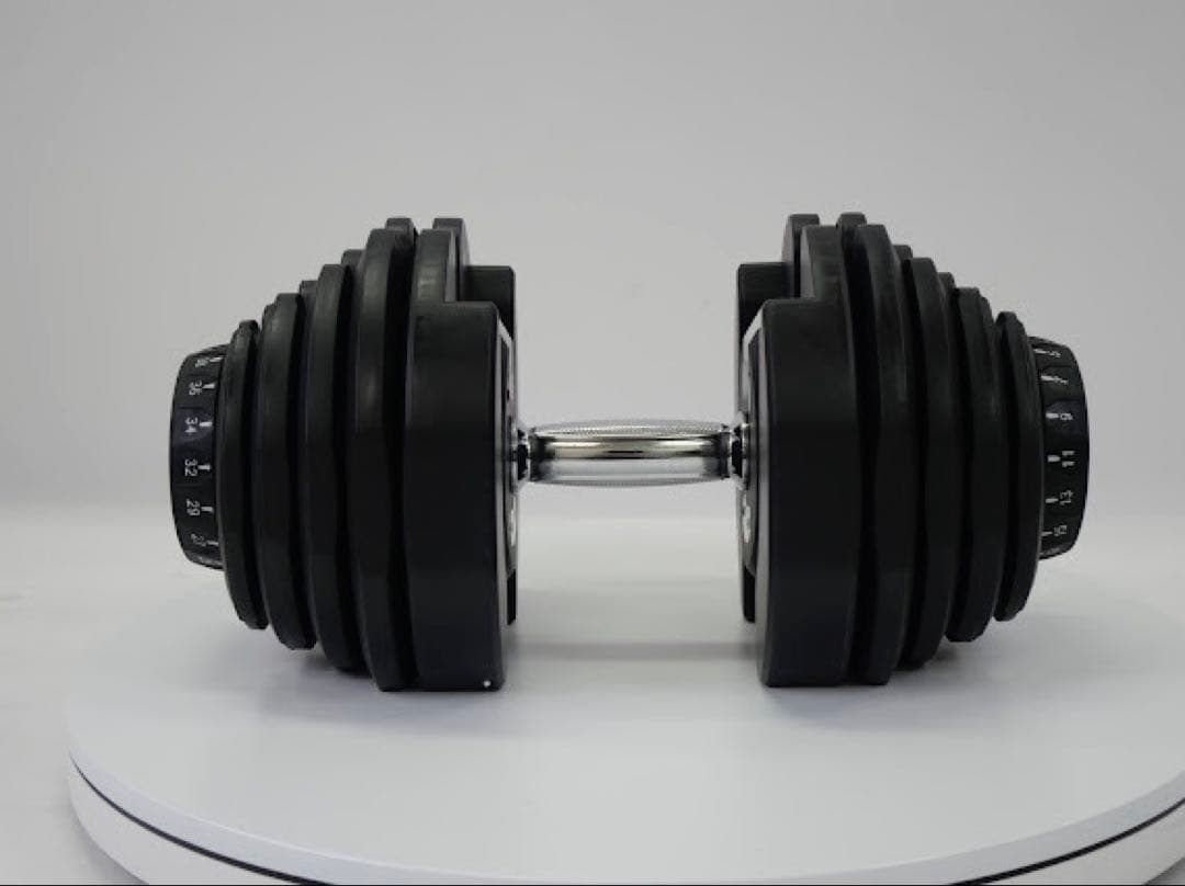 【新品】可変式ダンベル 40kg 2個セット BLACK
