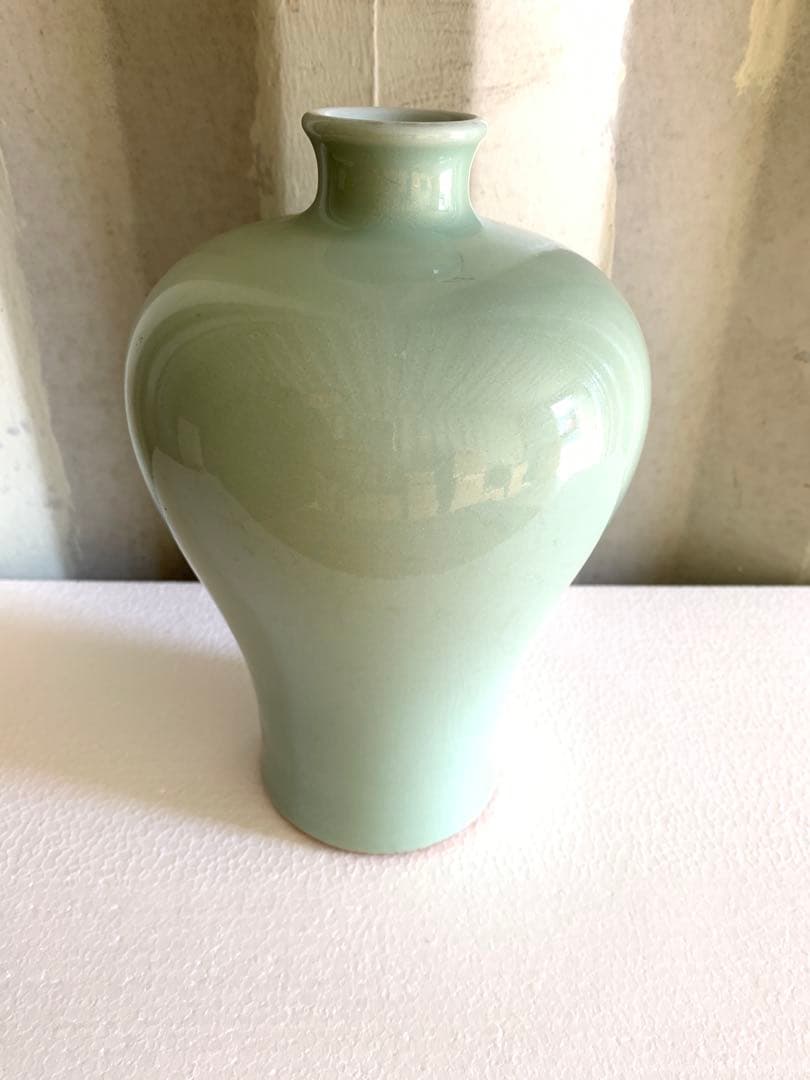 大清乾隆年製銘 景徳鎮 花鳥図文 花瓶 唐物 磁器 陶芸 陶器