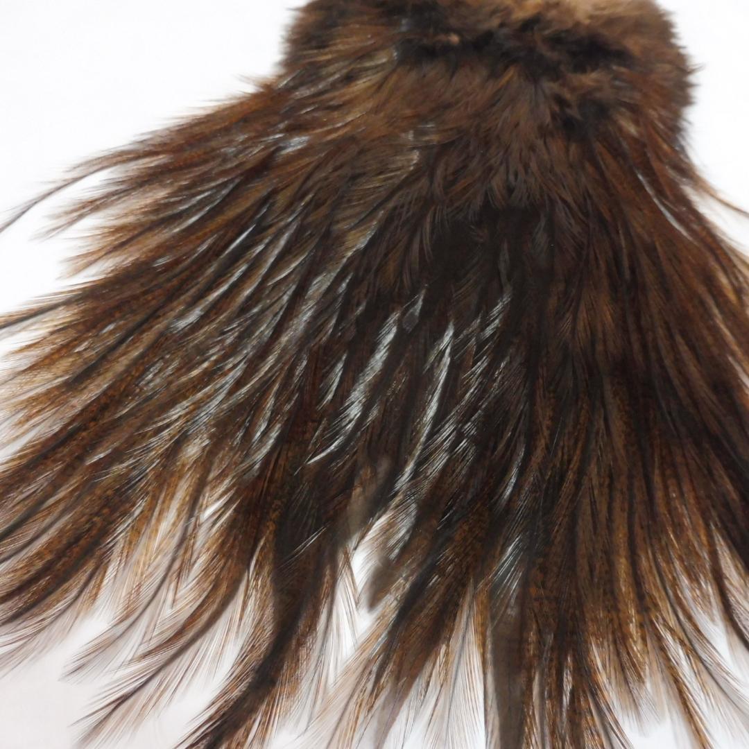 コックデレオン Whiting Badger dyed Brown