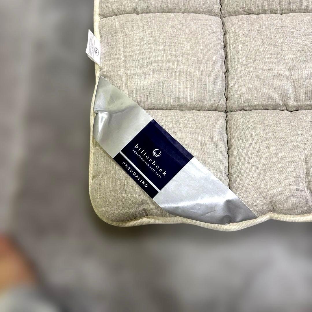 眠りのプロショップサワダ ビラベック リネン麻付羊毛ベッドパッド　セミダブル
