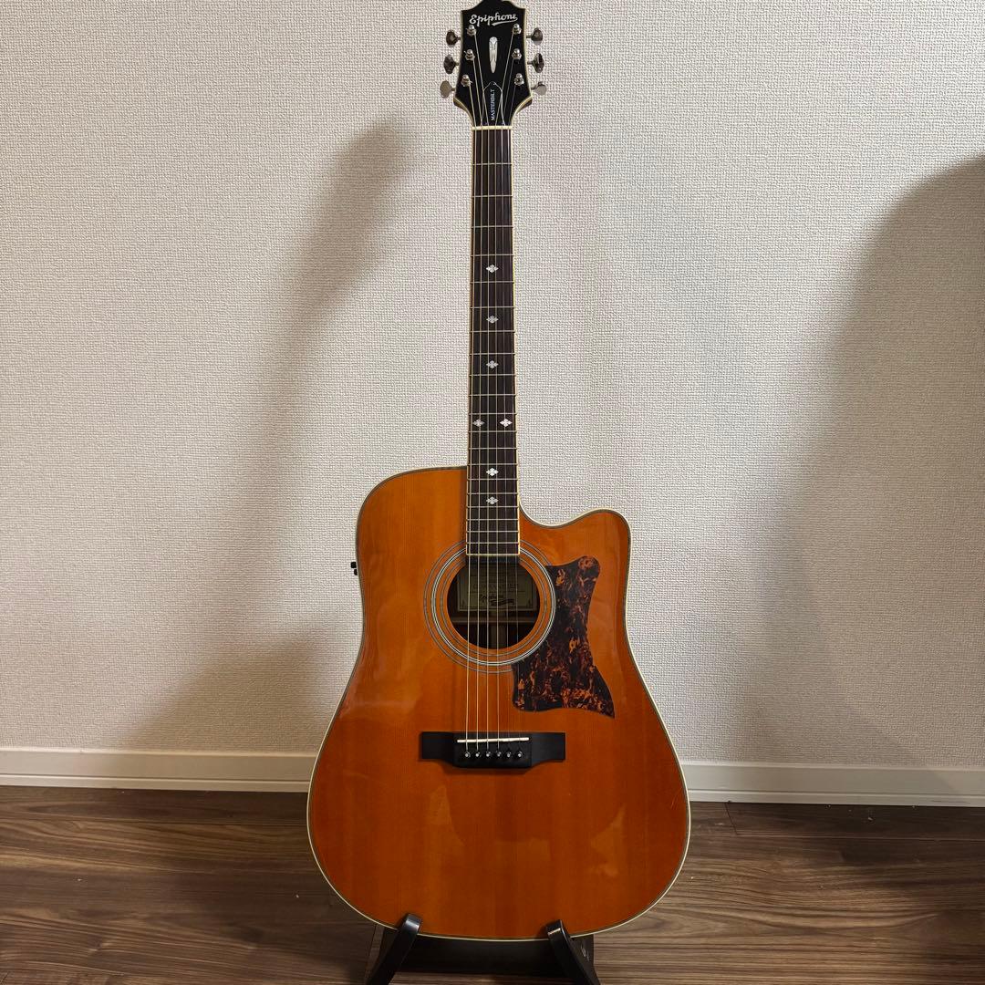 【レアオール単板】エピフォン Masterbilt DR-500MCE ケース付