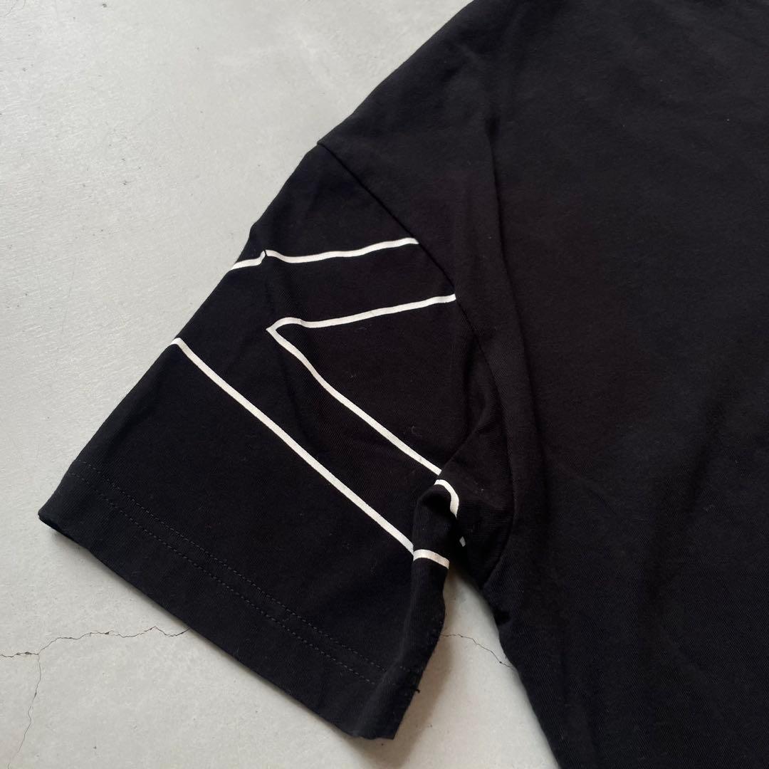 St ANDREWS セントアンドリュース モックネック半袖Tシャツ ロゴ L