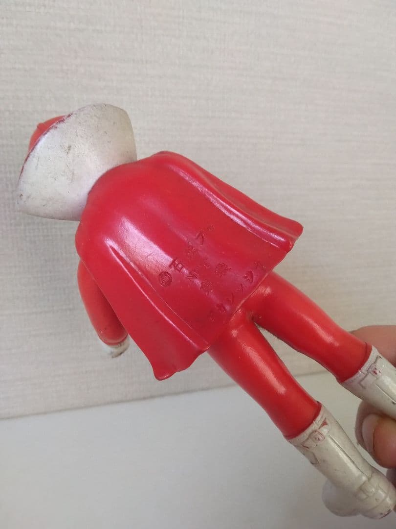 当時物　ゴレンジャー　赤　ソフビ