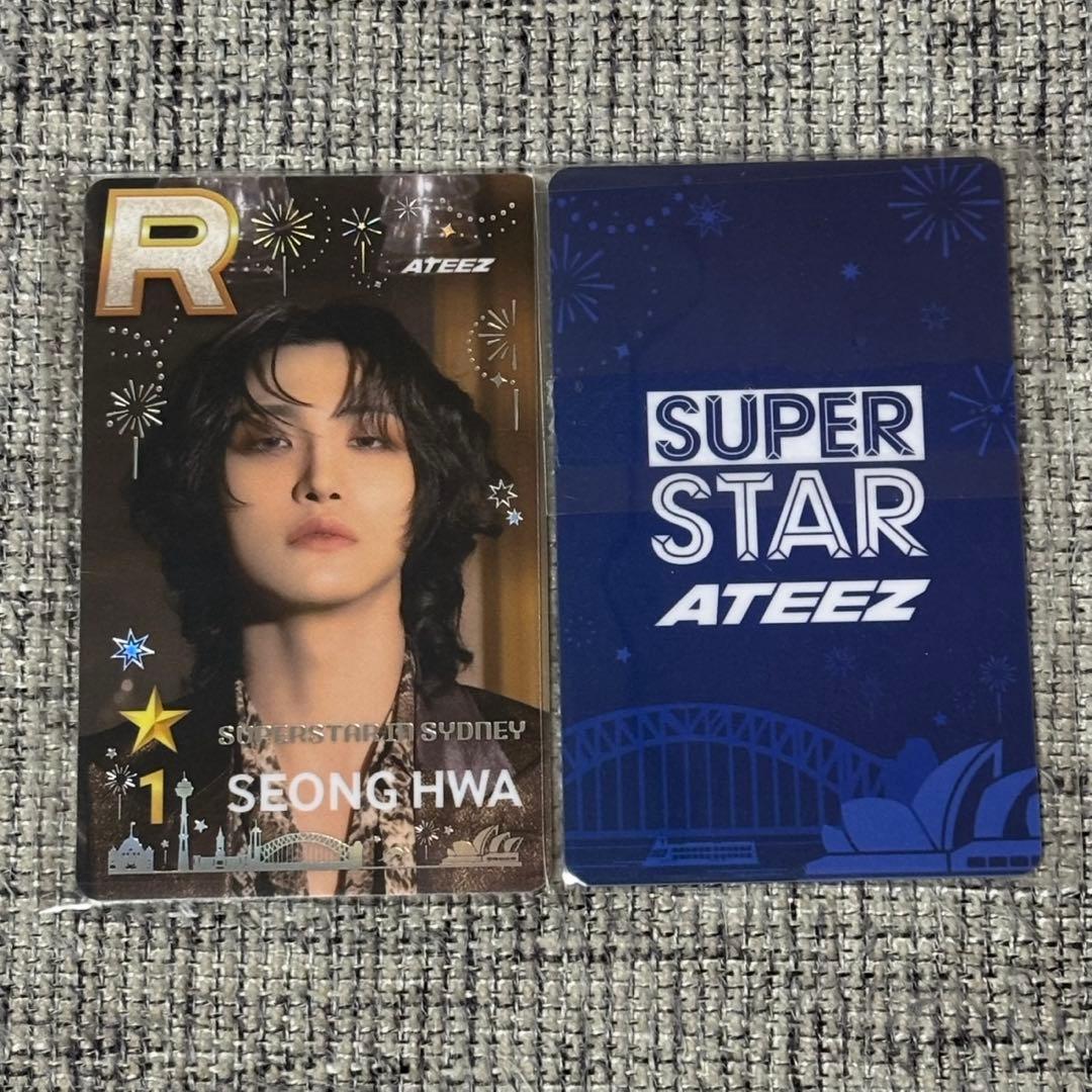 superstar ATEEZ Sydney 限定 PVC トレカ ソンファ