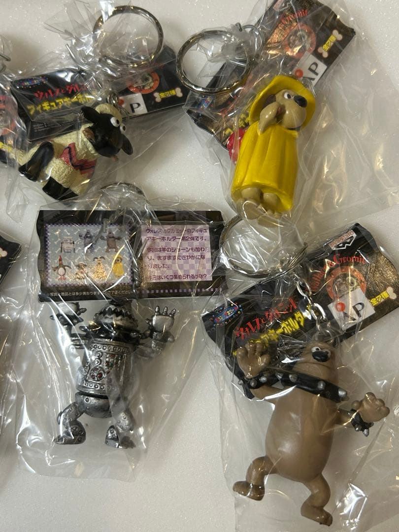 フィギュアキーホルダー ウォレスとグルミット