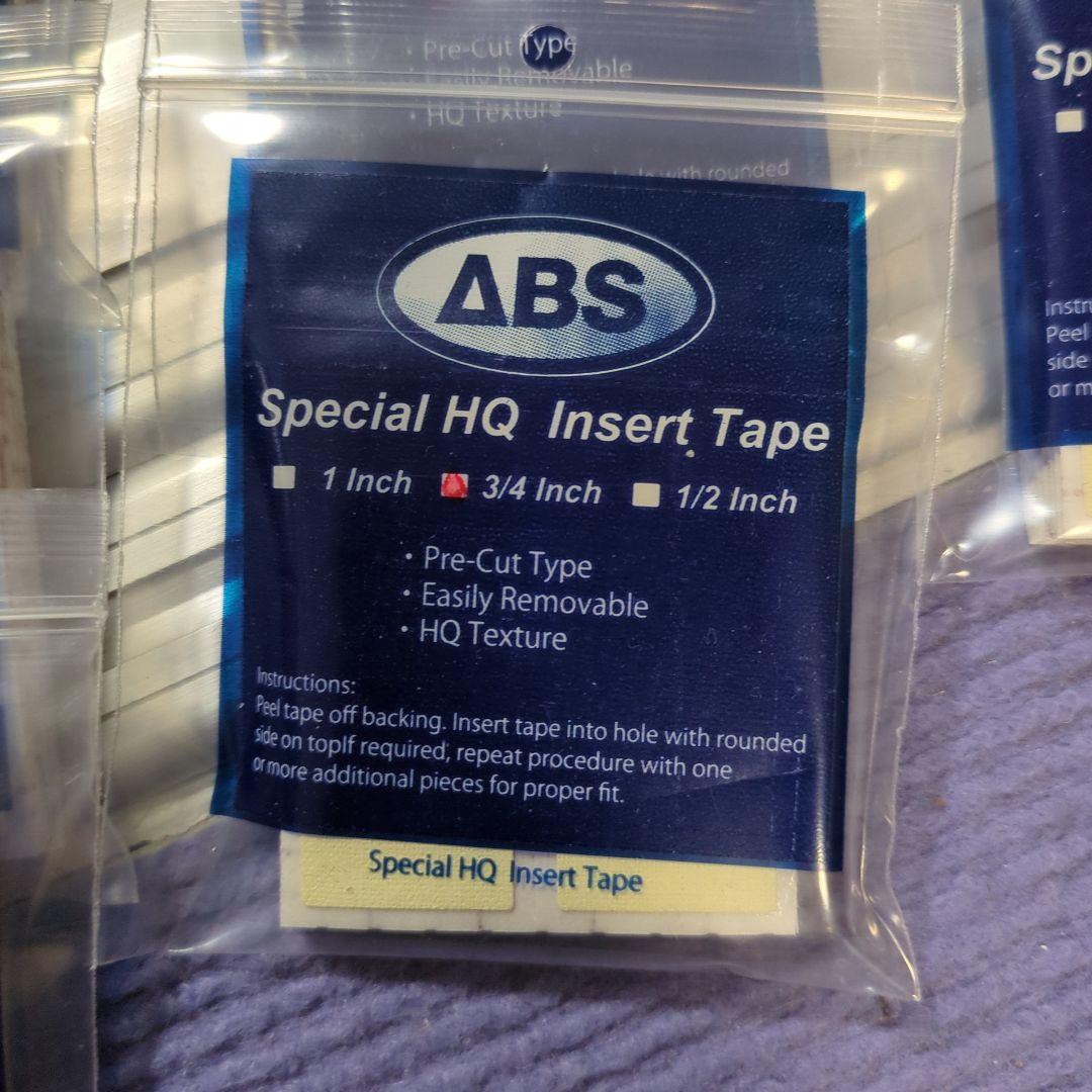 ABS インサートテープ 1インチと3/4インチ