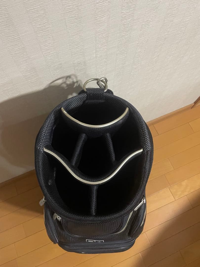 adidas キャディバッグ 黒/金