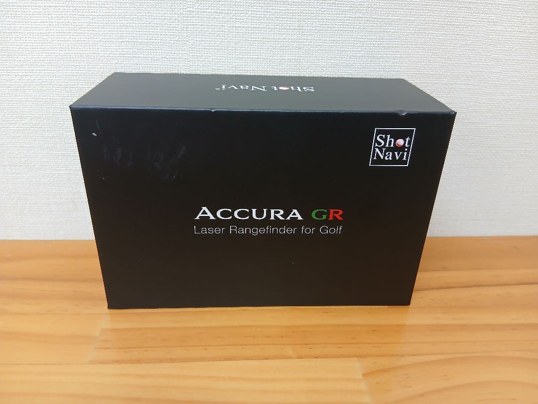 Shot Navi ショットナビ　距離計　ACCURA-GR Black
