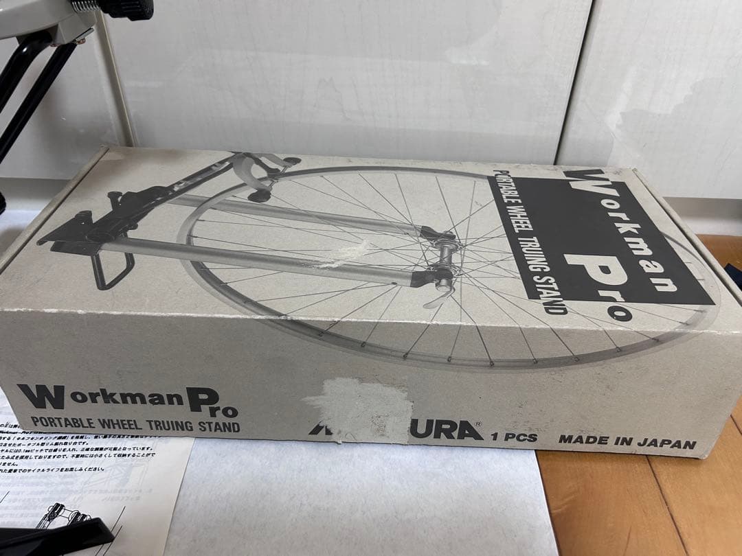 自転車、Workman Pro ポータブル振れ取り台