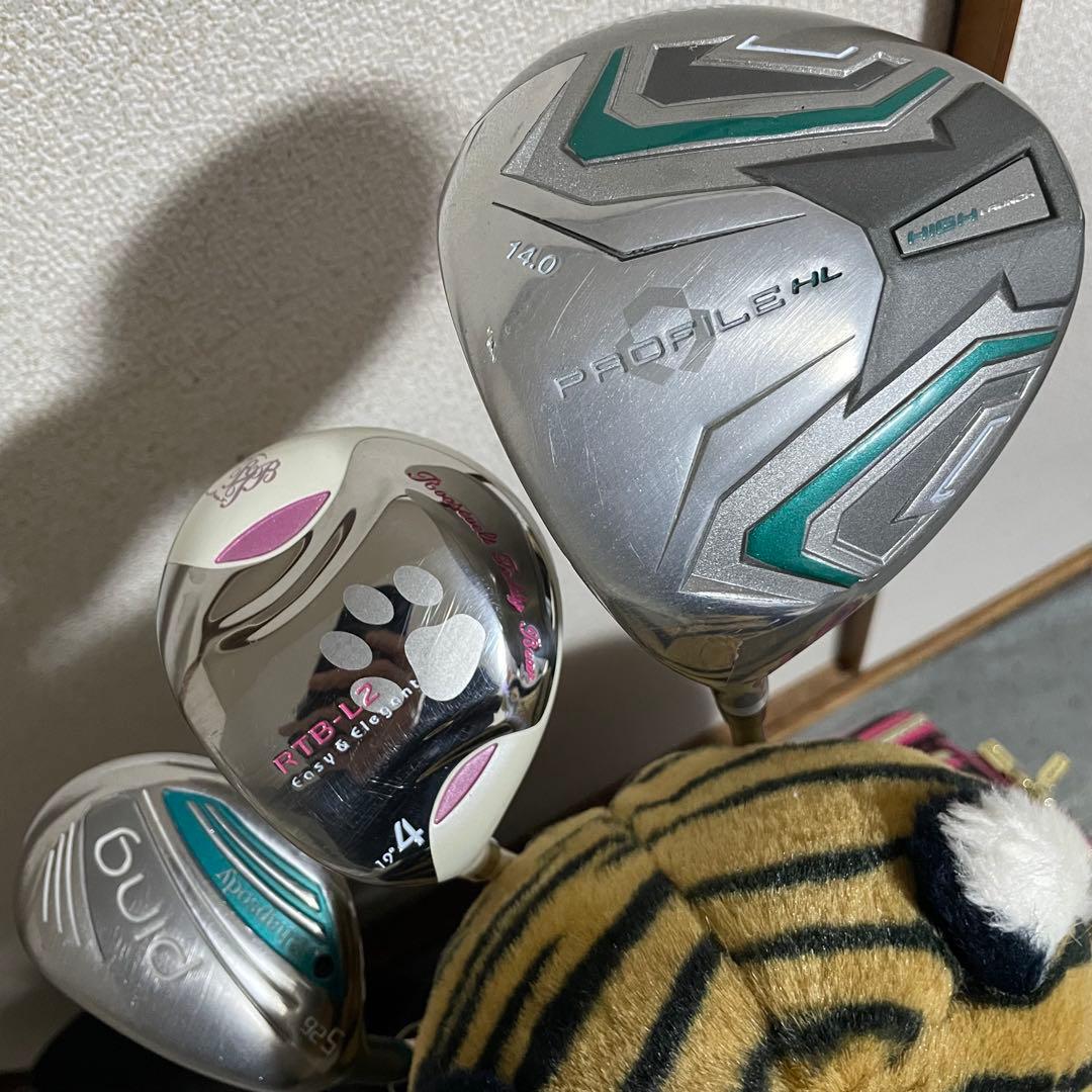 入手困難！超希少！レディースレフティゴルフセット！初心者でも打ちやすい！良品！