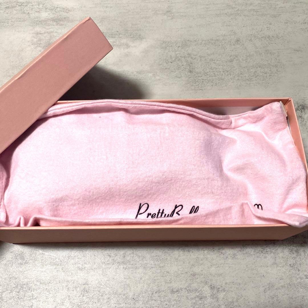 Pretty Ballerinas シルバー グリッター リボン　バレエシューズ