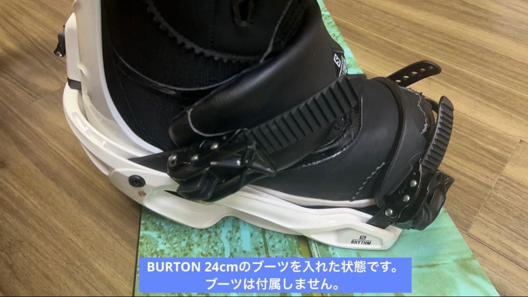スノーボード Burton 152cm ビンディングSalomon size M