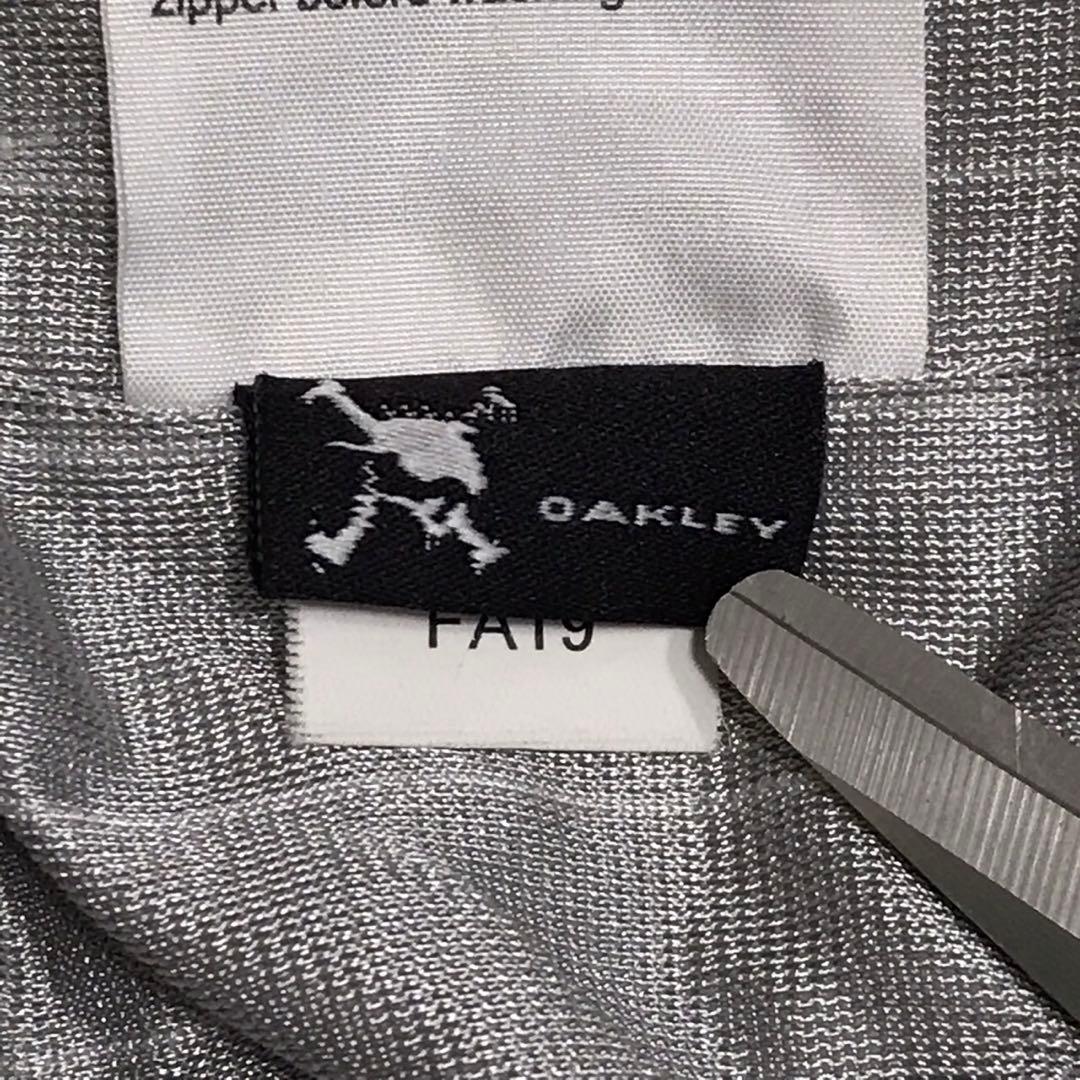OAKLEY オークリー キルティングゴルフジャケット　刺繍ロゴ　ホワイト　XL
