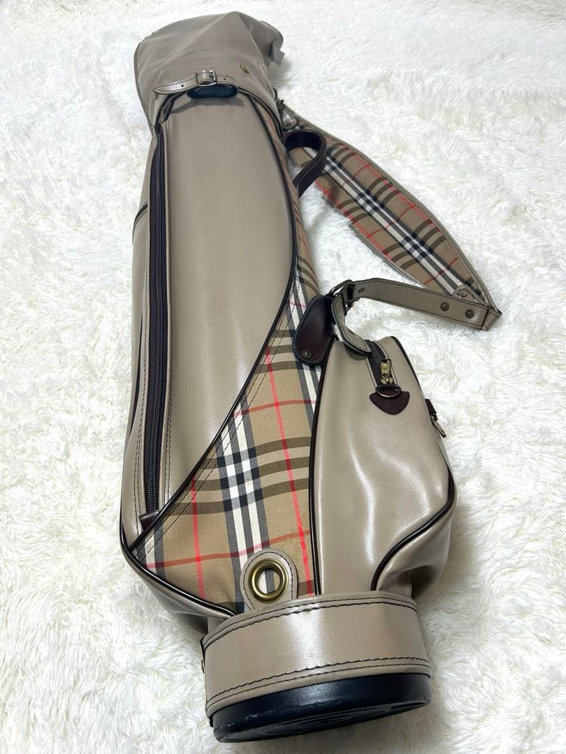 Burberrysバーバリー　ノバチェック　キャディバッグ ベージュ ゴルフ