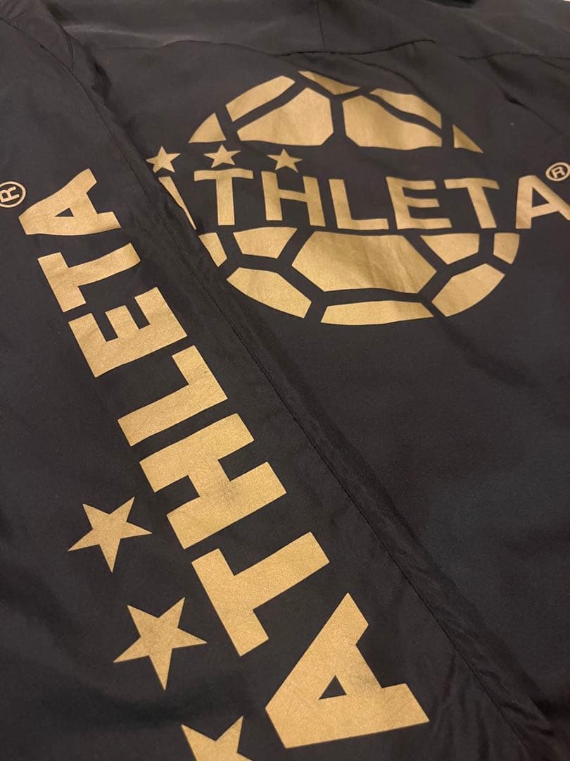 ATHLETA ウィンドブレーカー上下ブラックS