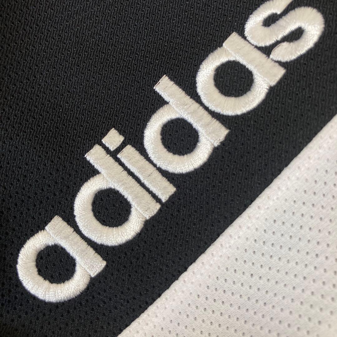 90s未使用品デサント製adidas メッシュセットアップ　MLサイズ