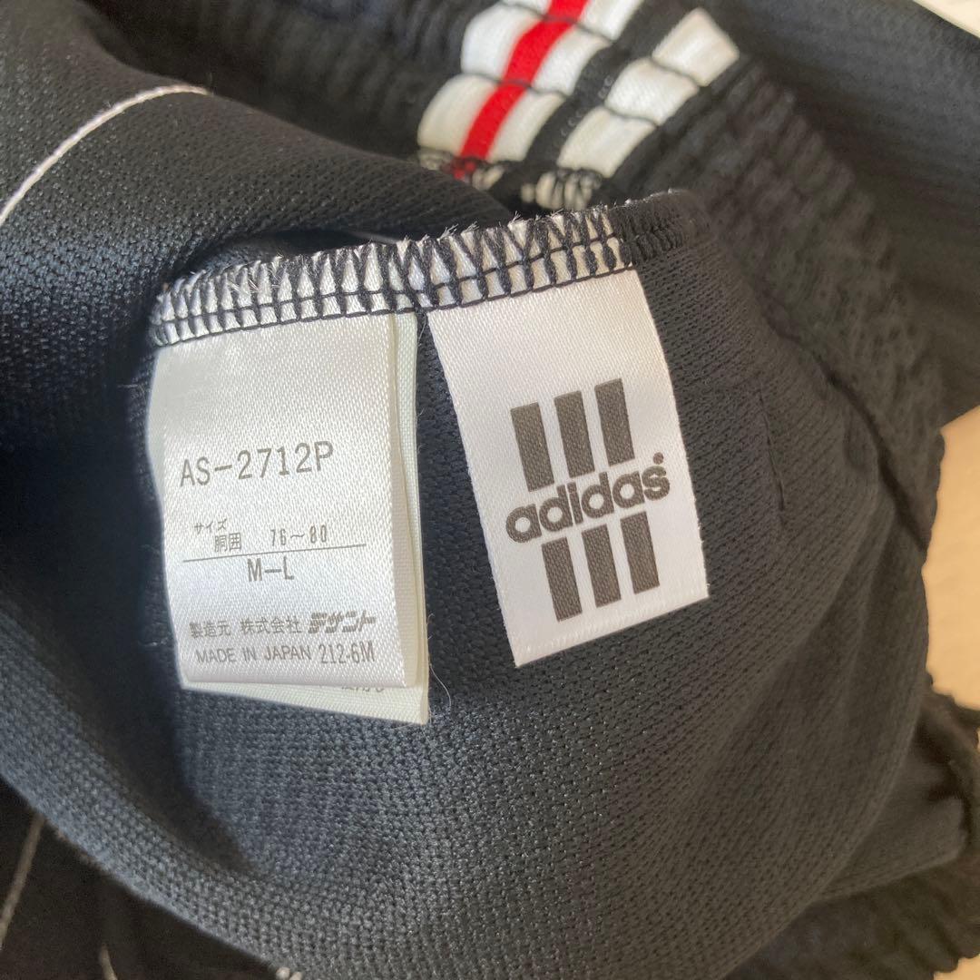90s未使用品デサント製adidas メッシュセットアップ　MLサイズ