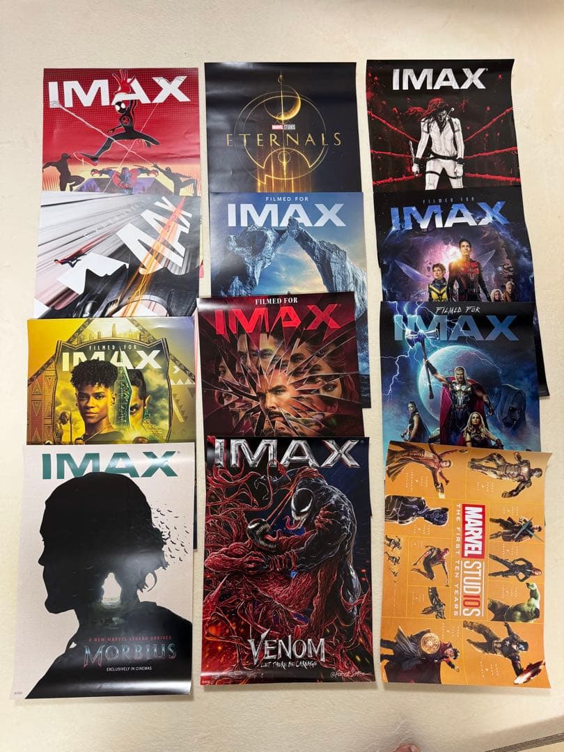 IMAXポスター14枚　アベンジャーズ：エンドゲーム他　A3サイズ　MCU、DC