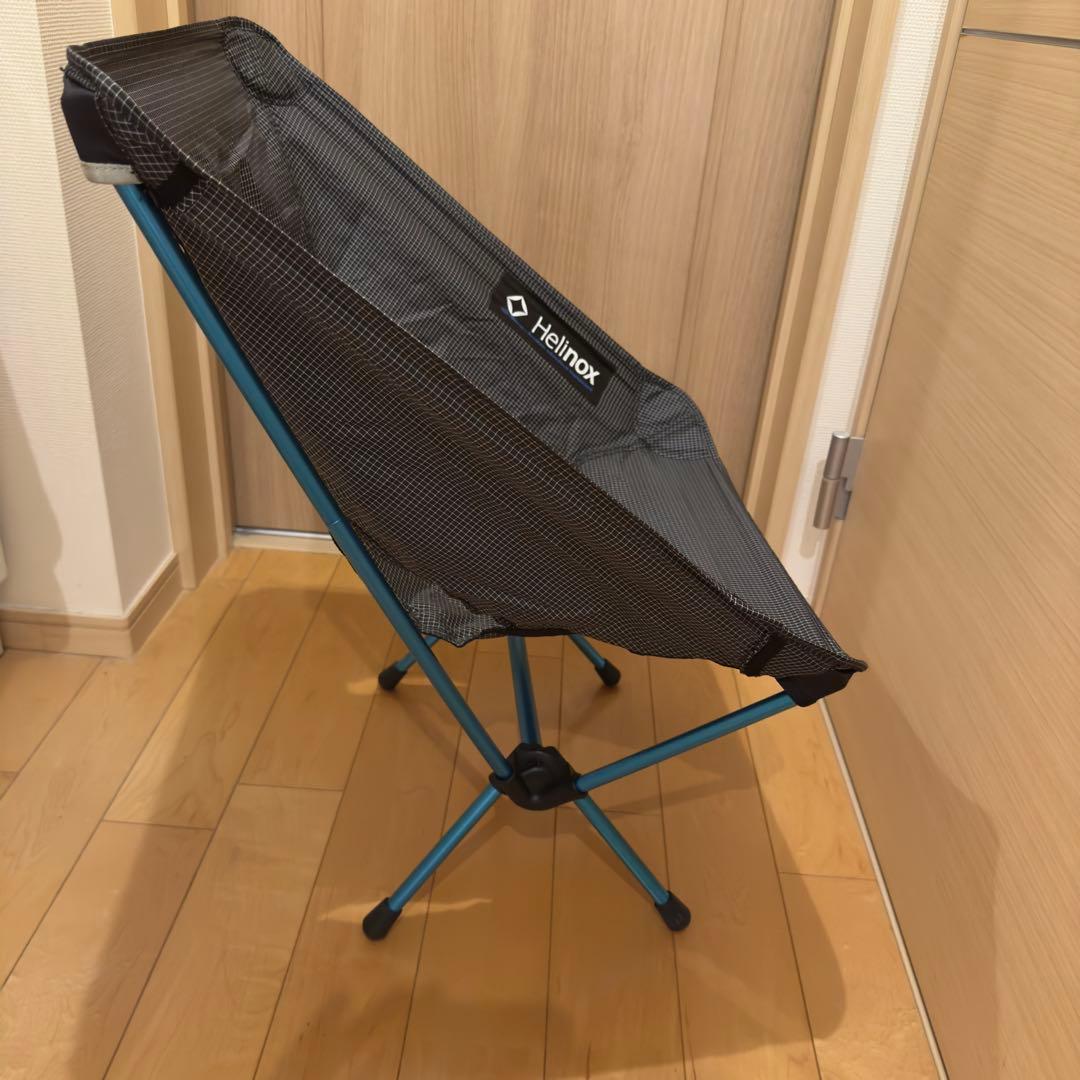 美品　Helinox チェアゼロ　ブラック　スタッフバッグ